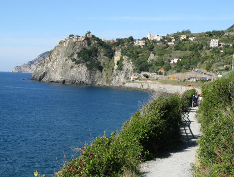 Trail from Corniglia to Manarola Italy