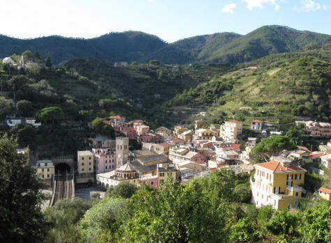 Old Monterosso in Liguria Italy