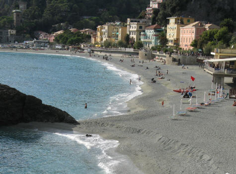 Sandy Beach at Monterosso al Mare